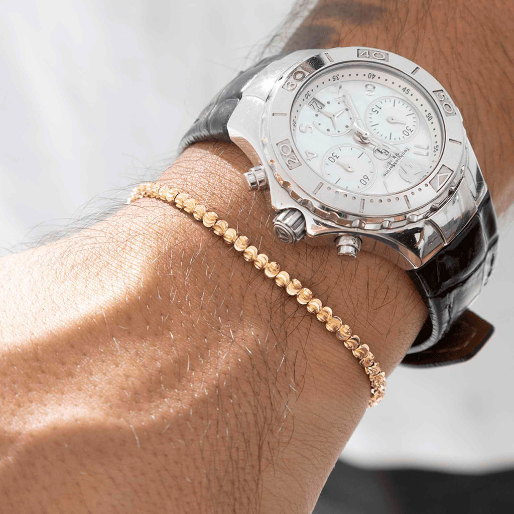 Pulsera Full Italiana Hombres 3mm