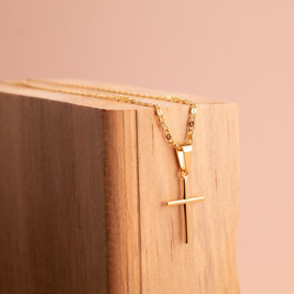 Dije Cruz Tubular Delg