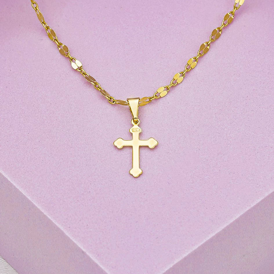 Dije Cruz Inri Delgada 1.5cms