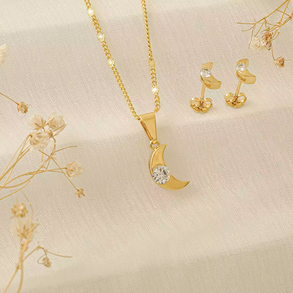 Dije Luna Circonia CRISTAL