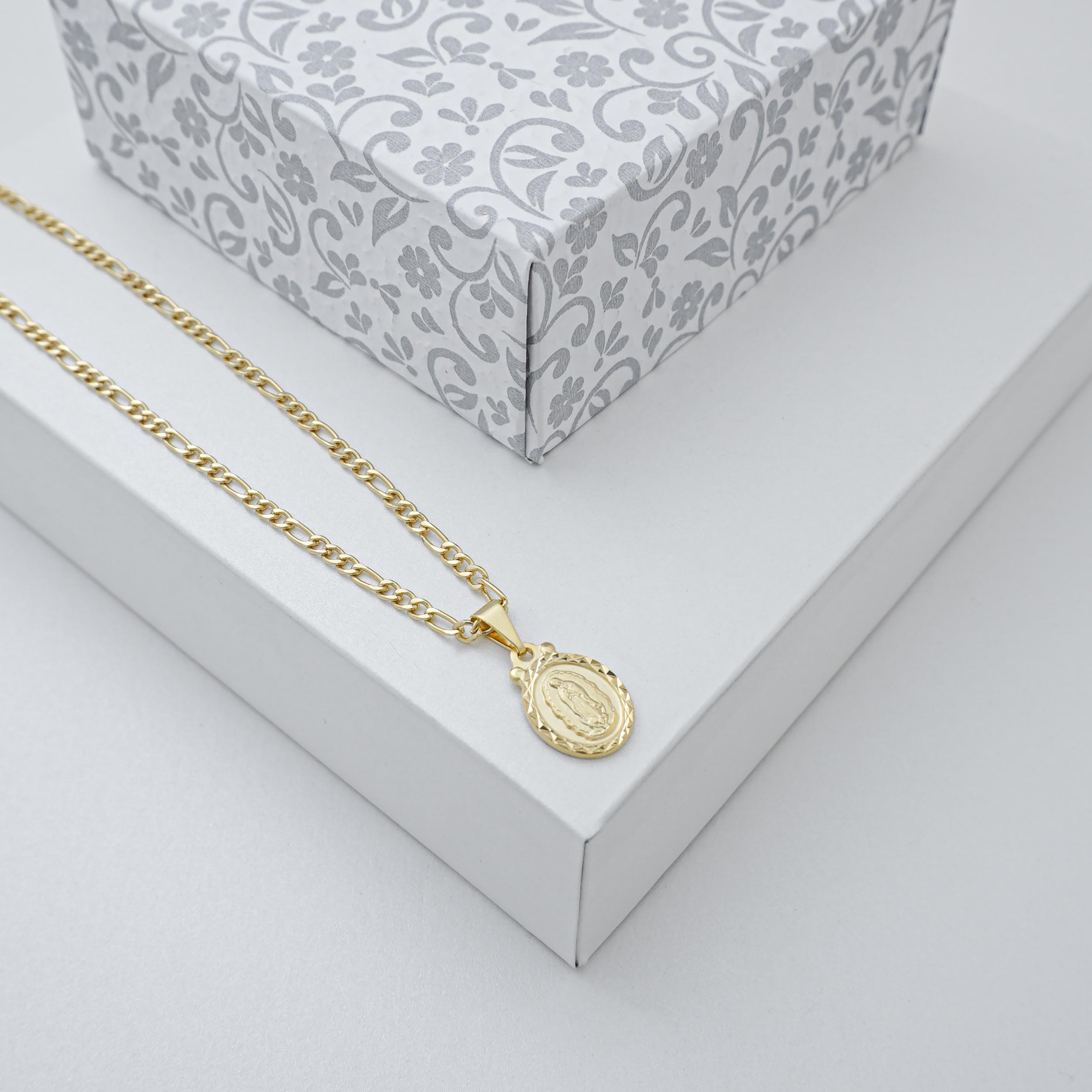 Dije Virgen de Guadalupe B. Diamantado 2 cms