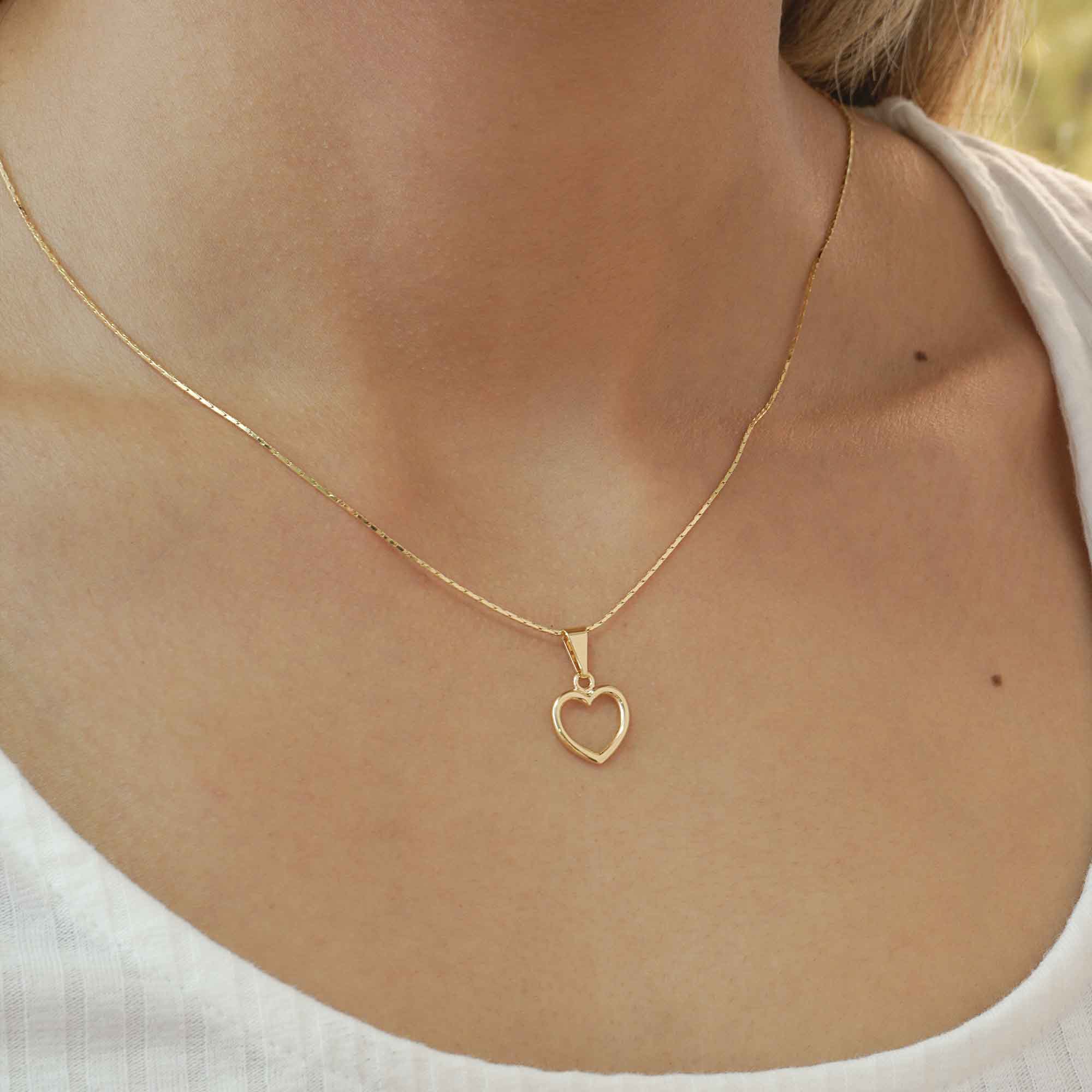 Dije Corazon Silueta