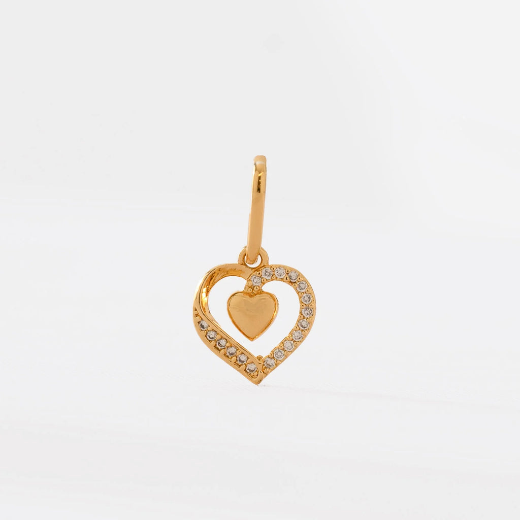 Dije Double Heart