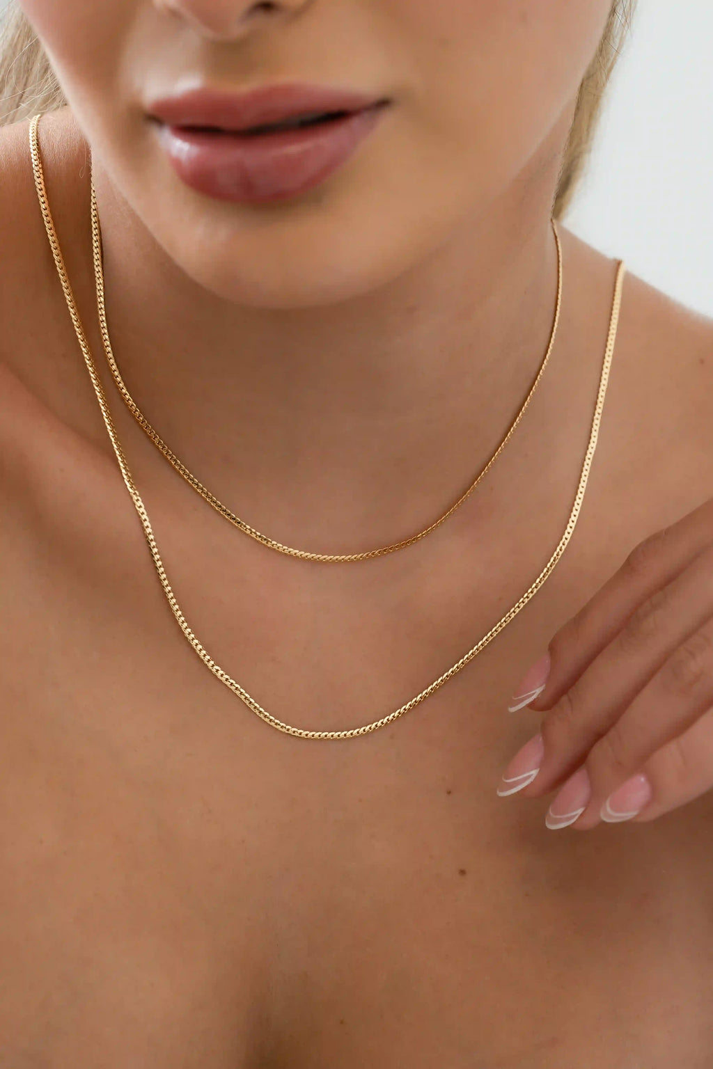 Cadena Serpiente Plana Finita 65Cms