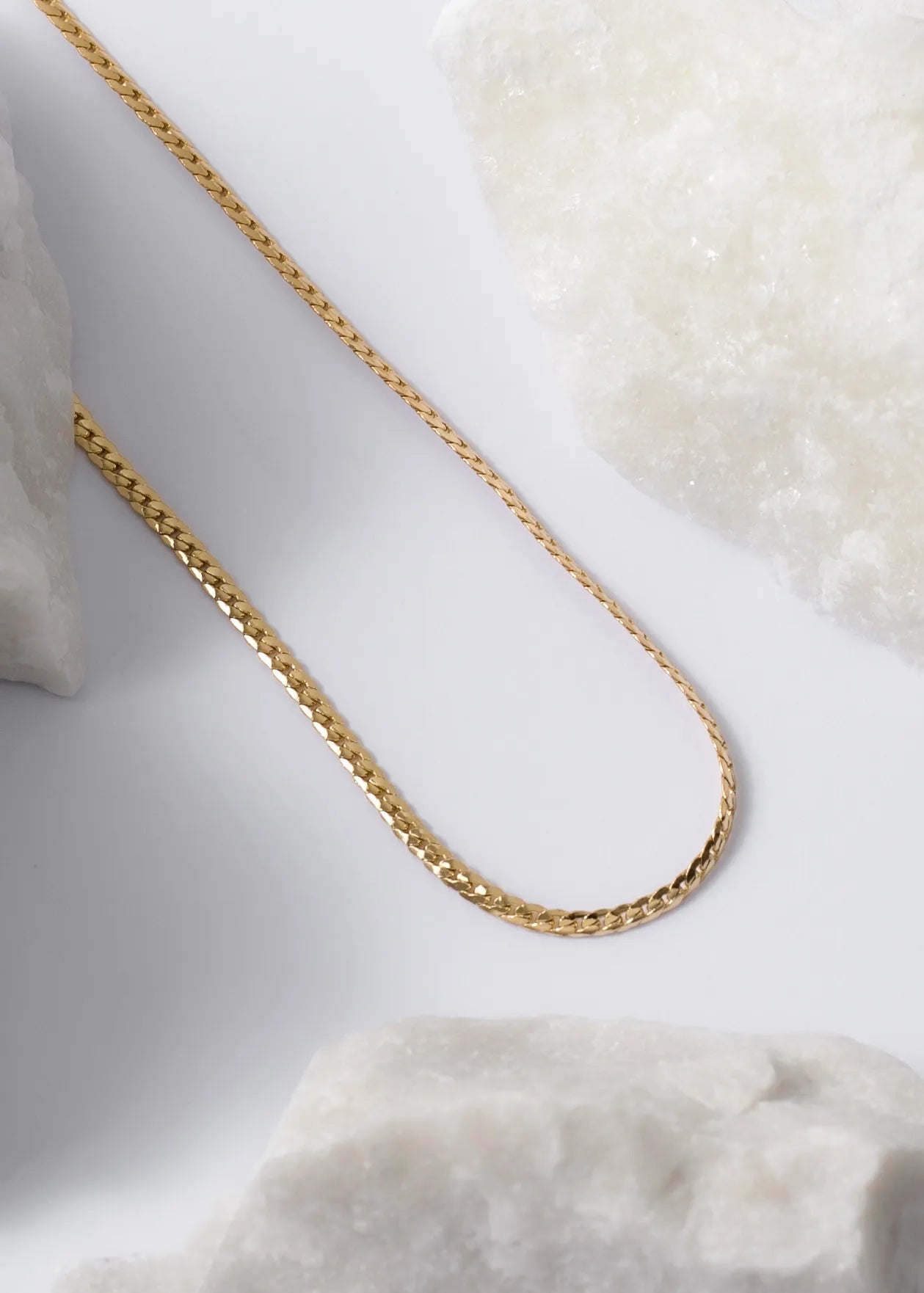 Cadena Serpiente Plana Finita 45Cms