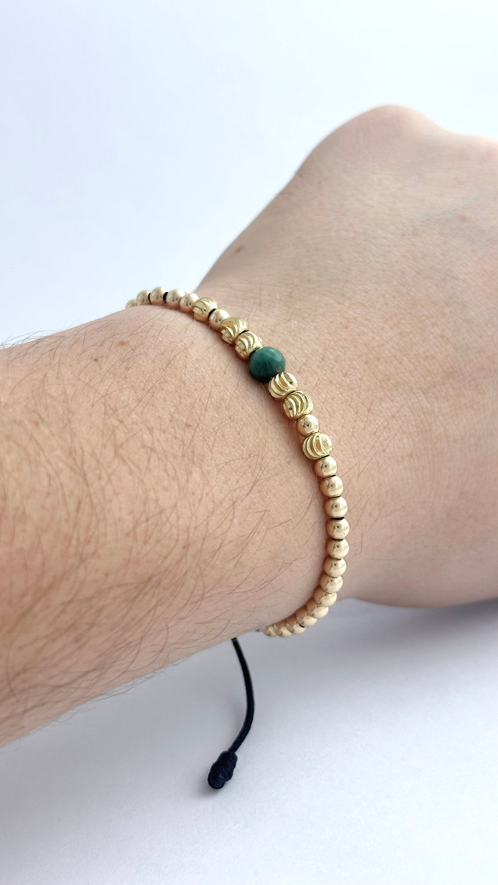 Pulsera con esmeralda