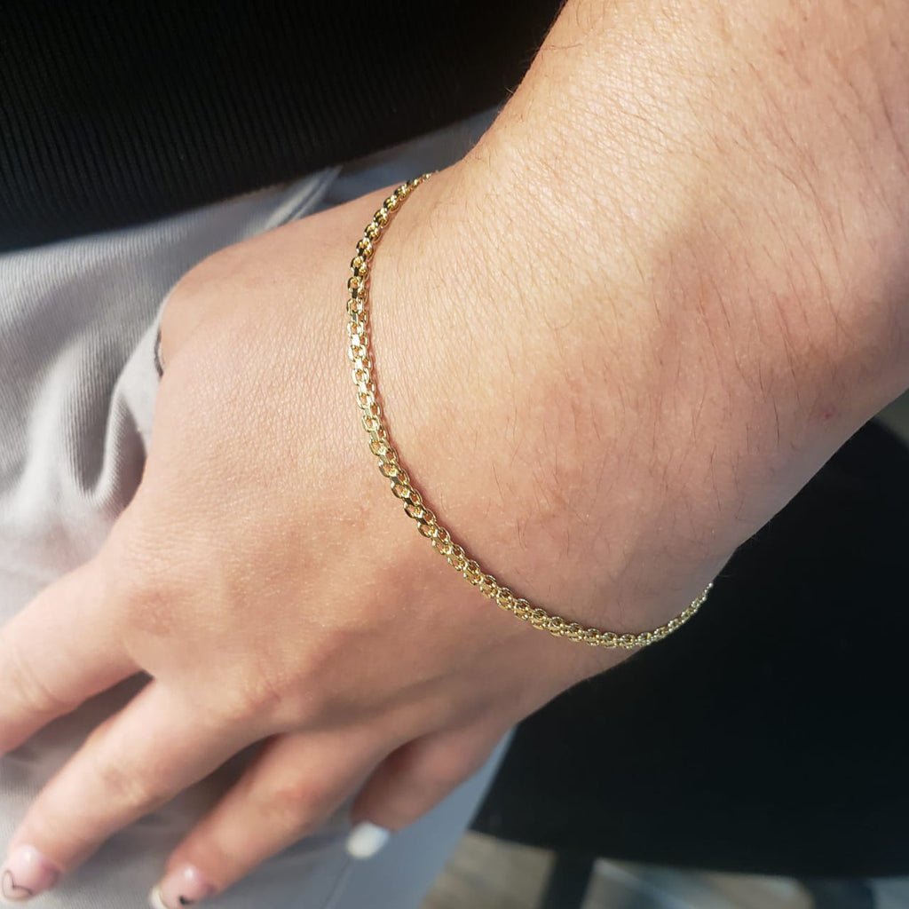 Pulsera Tejido Chino 3 Mm 16 Cms + Extensor