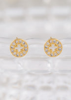 Arete Clover Redondo Silueta 9 mm