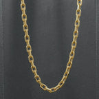 Cadena Aros Diamantada Gruesa 65 Cm