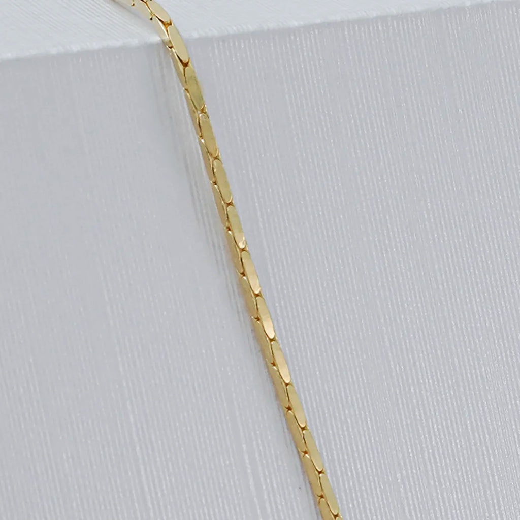 Cadena Cordón Cuadrado 1 mm 65 Cms