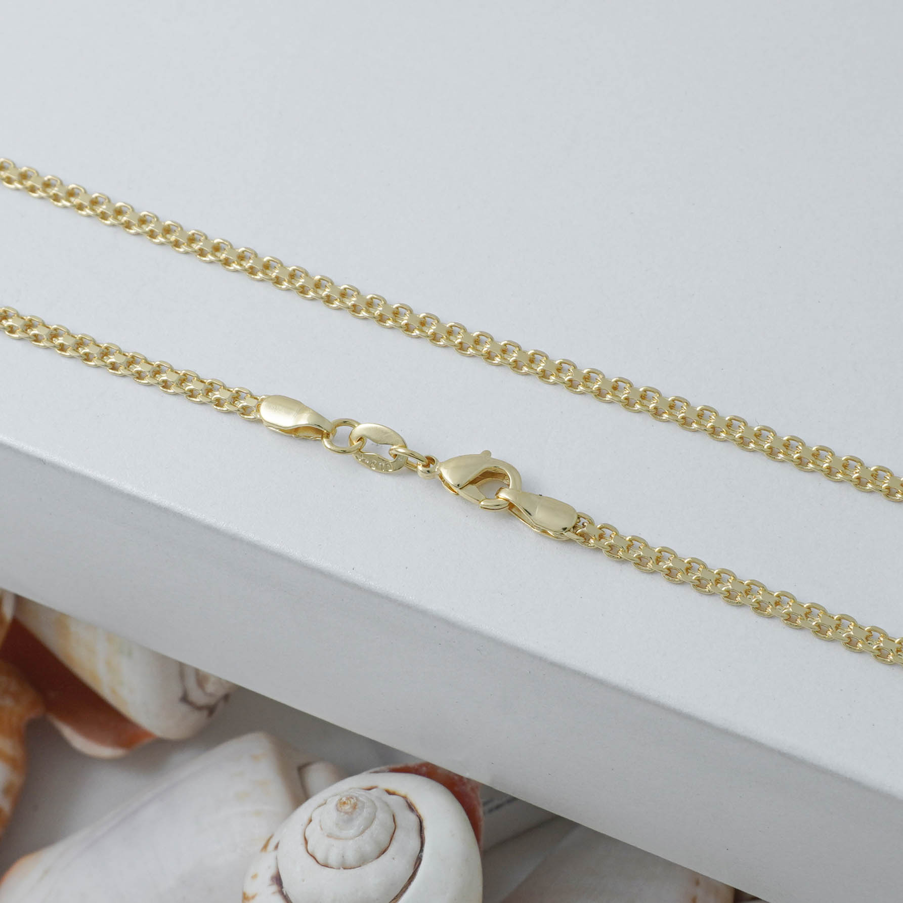 Cadena Tejido Chino 3 mm 45 Cms