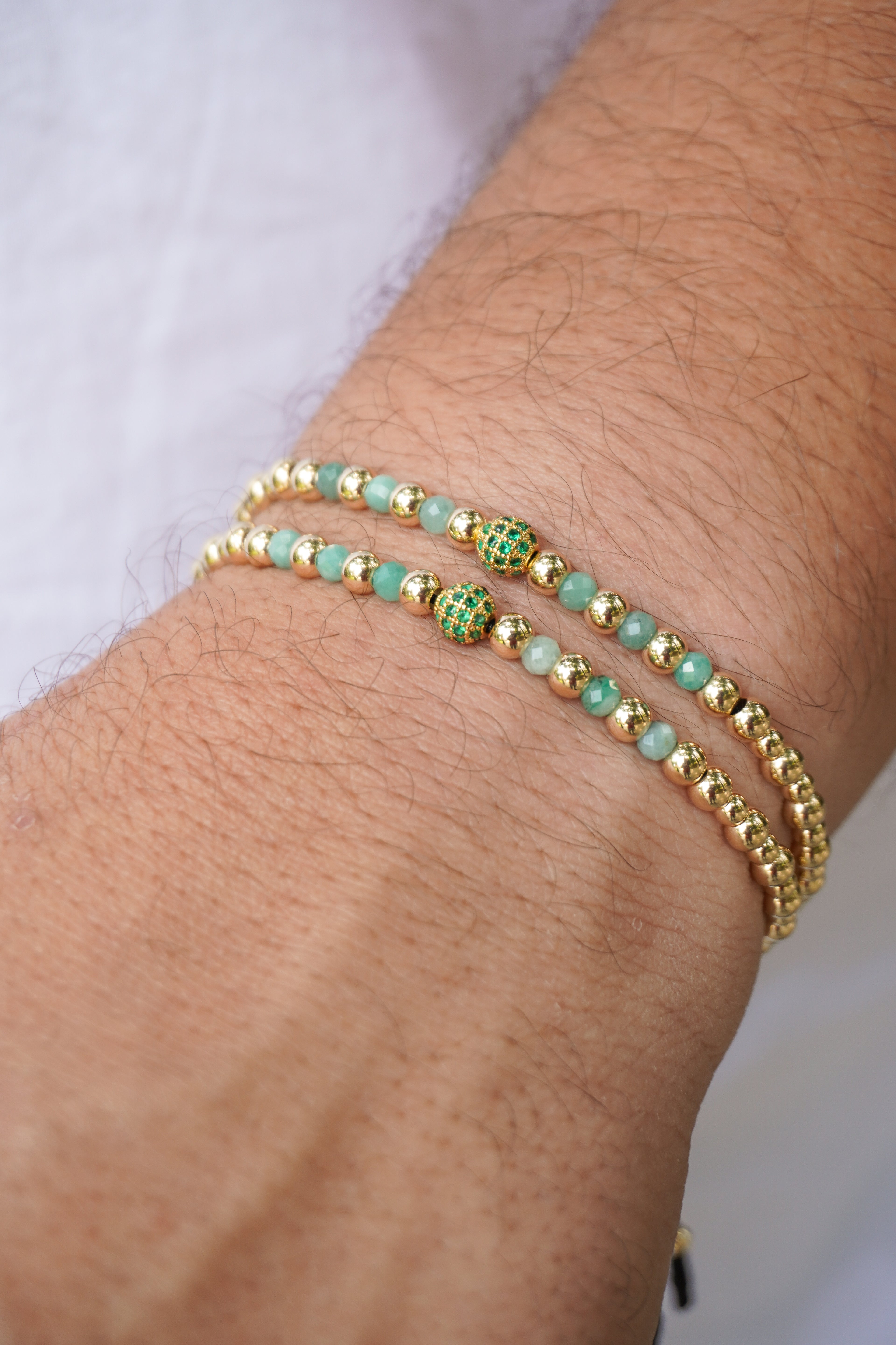 JOYA DE ESMERALDAS GENUINAS Y HERRAJE CON CRISTALES SWAROVSKI PULSERA