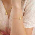 Pulsera Virgen de Guadalupe 16.5 Cms Extensor