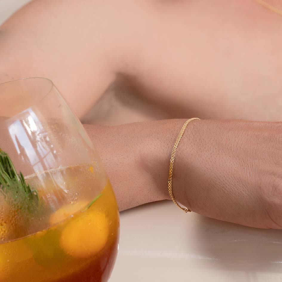 Pulsera Tejido Chino 3 Mm 20 Cms