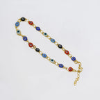 Tobillera Ojo Turco Multicolor 23 Cms + 2 Cms  Extensor