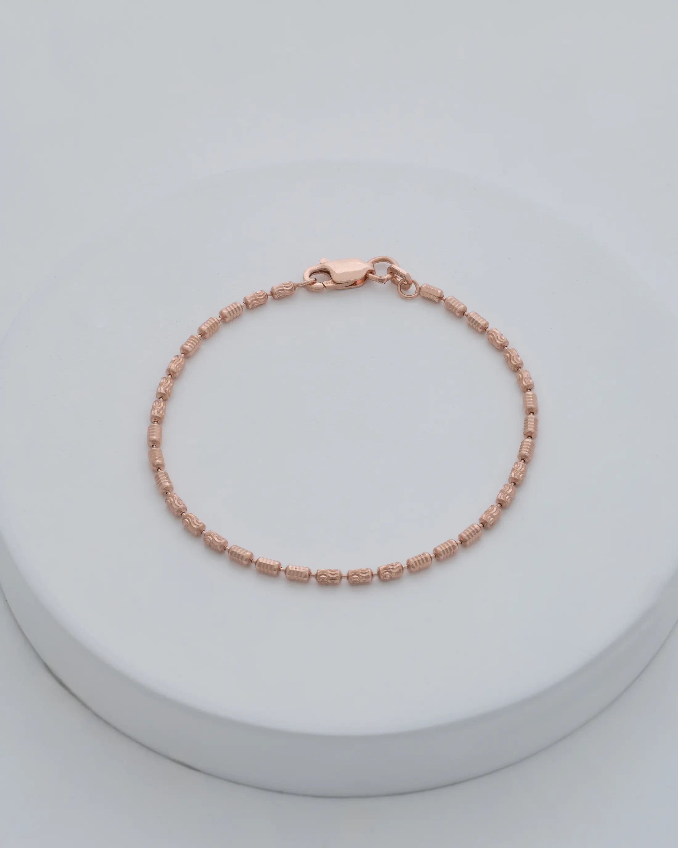 Pulsera Barril Prismc Rose ITobillera 16 Cms