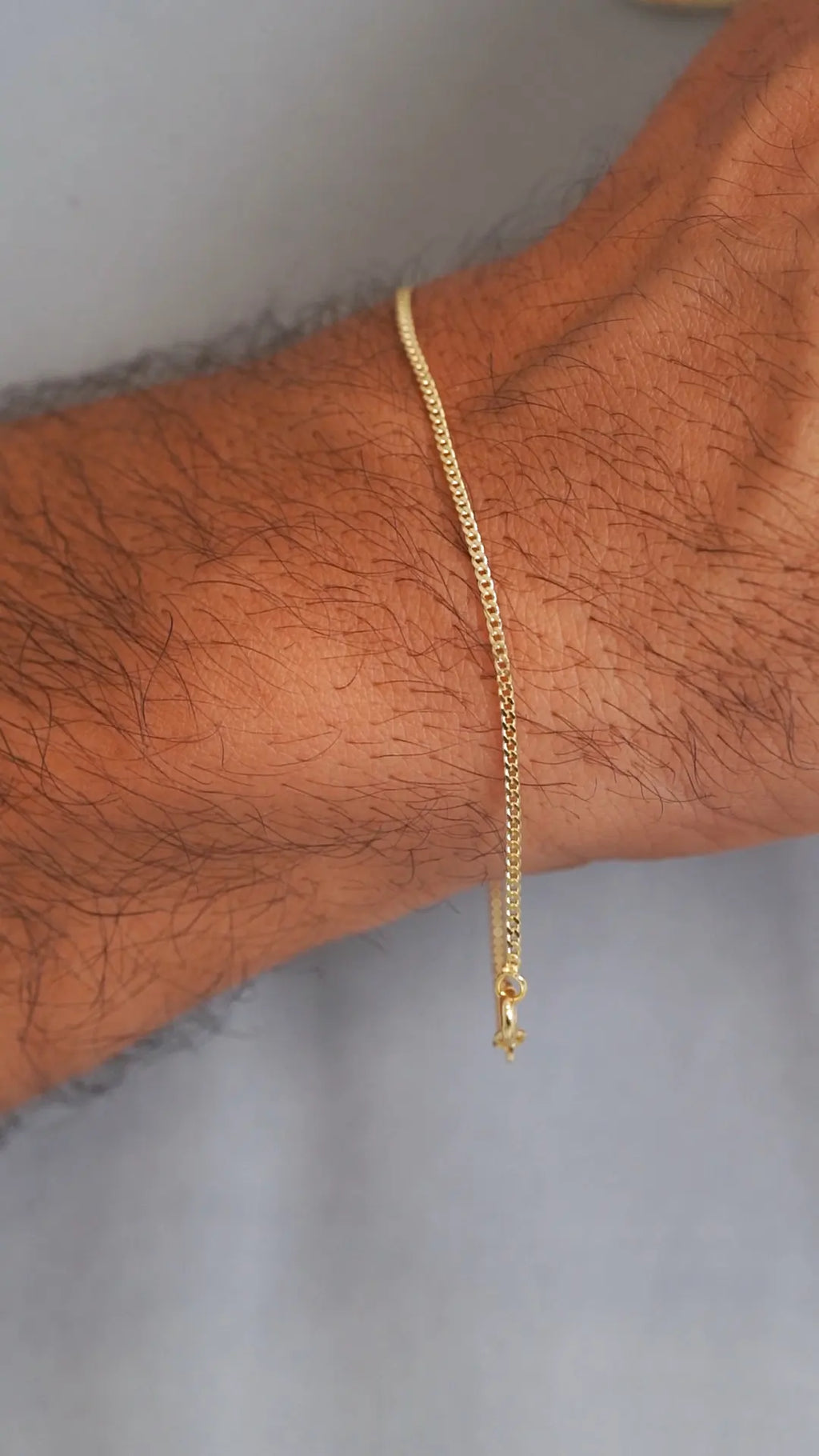 Pulsera Cubanita ITobillera 1,5 mm 19.5 Cms