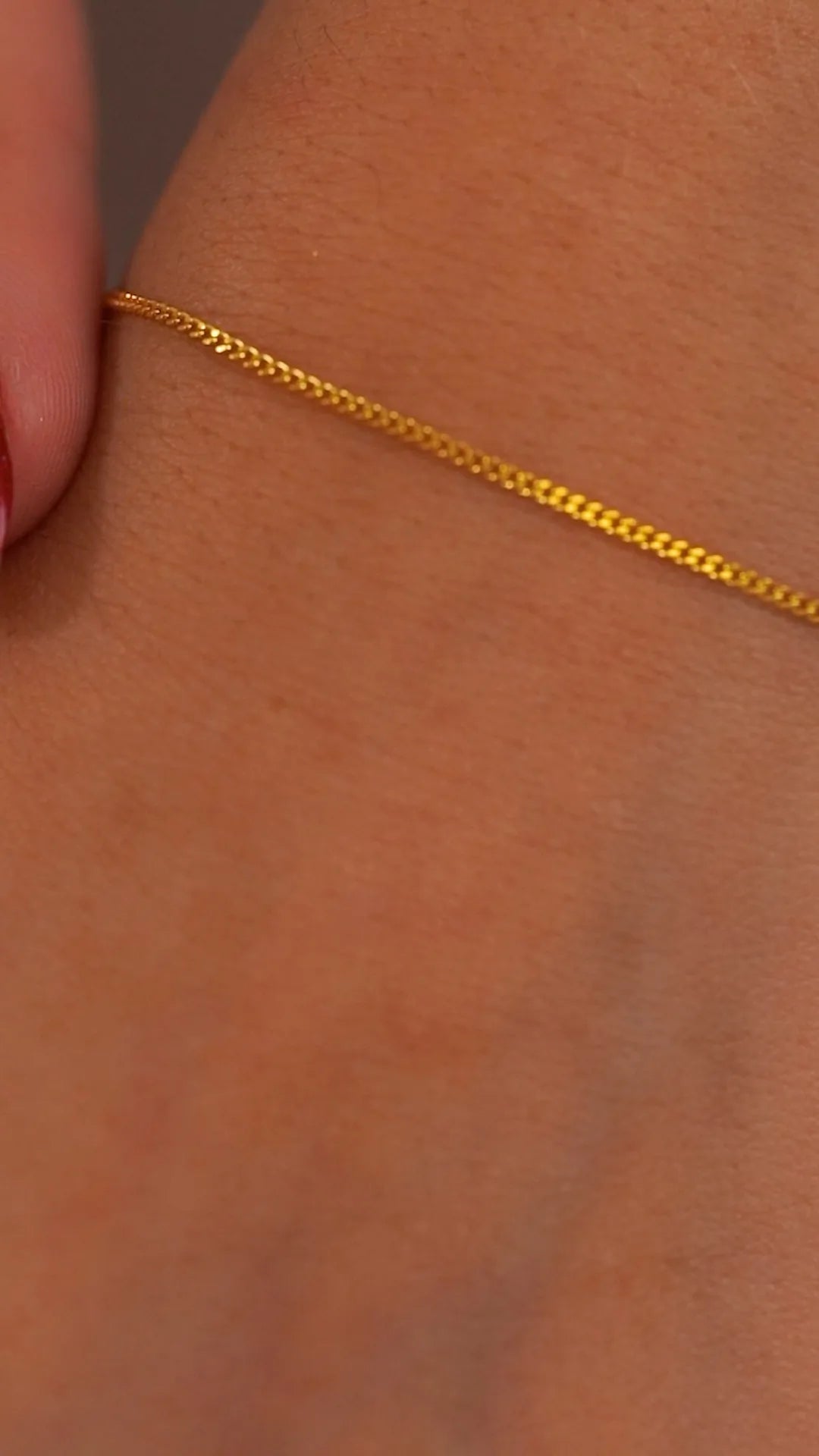 Pulsera Cubanita IT 1 mm 15 Cms + Ext