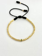 PULSERA CON HERRAJE VERDE BALÍN 3MM