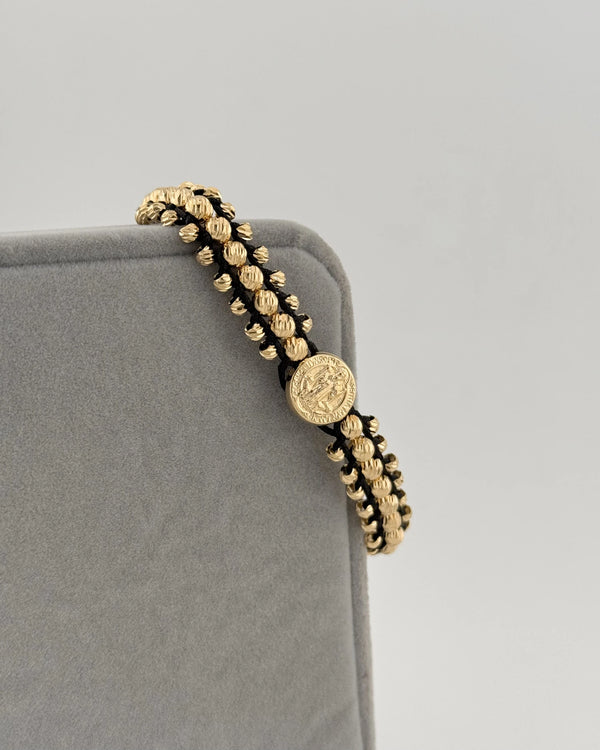 Pulsera Tres Carriles San Benito Balin Italy 3 y 4 mm