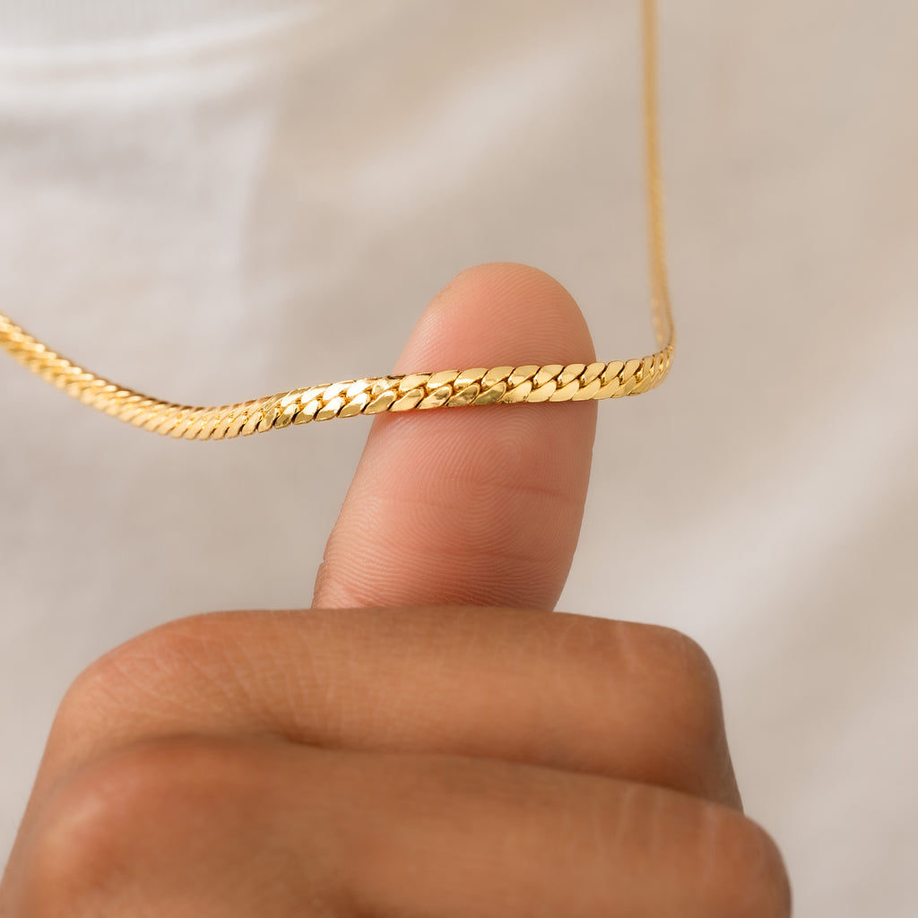 Cadena Serpiente  4 mm 65 Cms