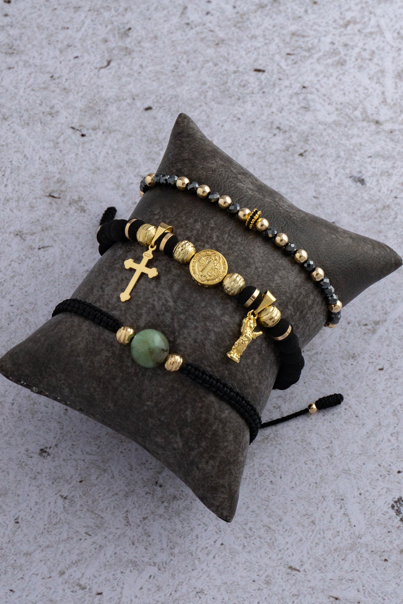 PULSERA STONE GOLD