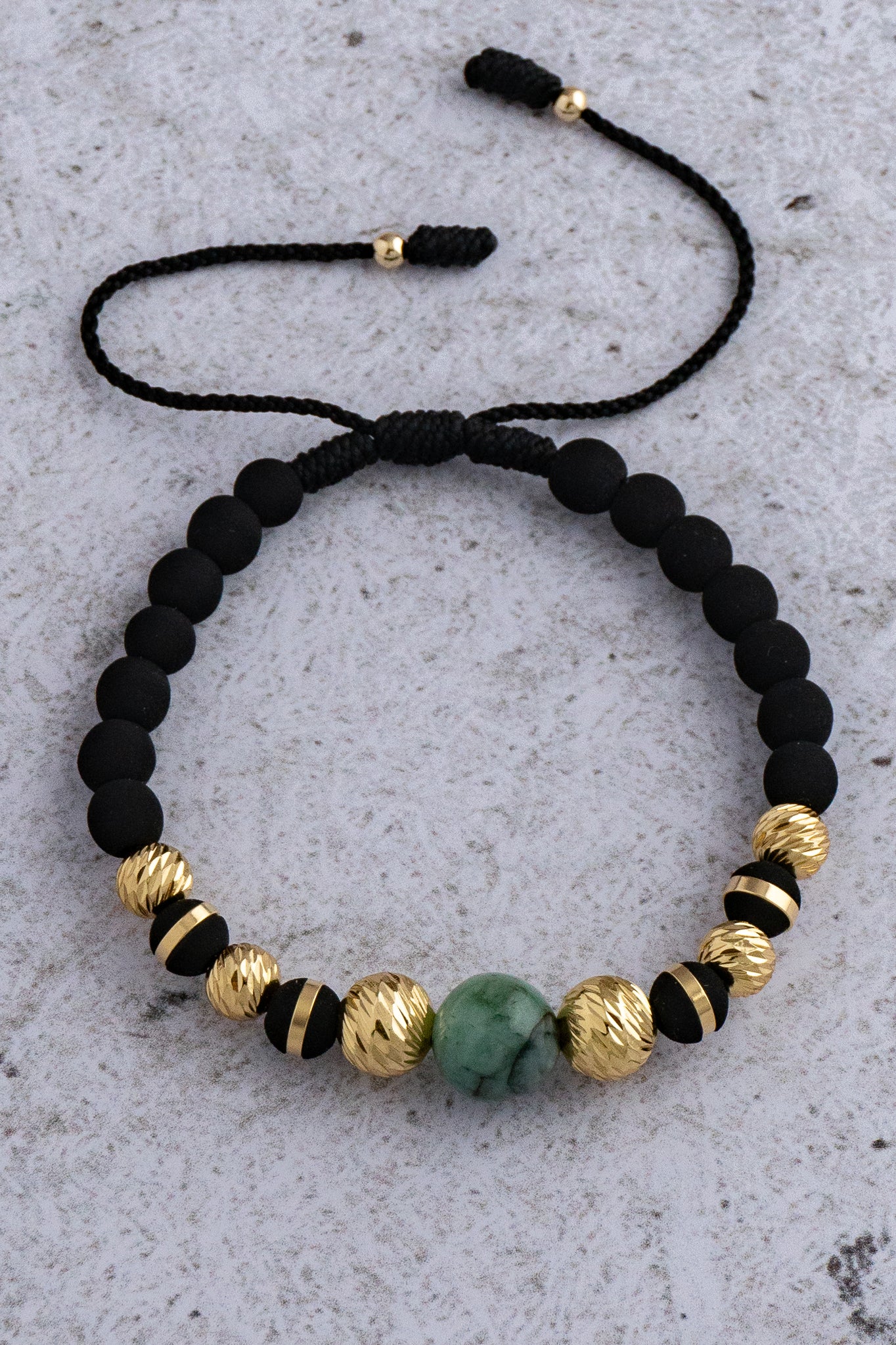 PULSERA GREEN GOLD