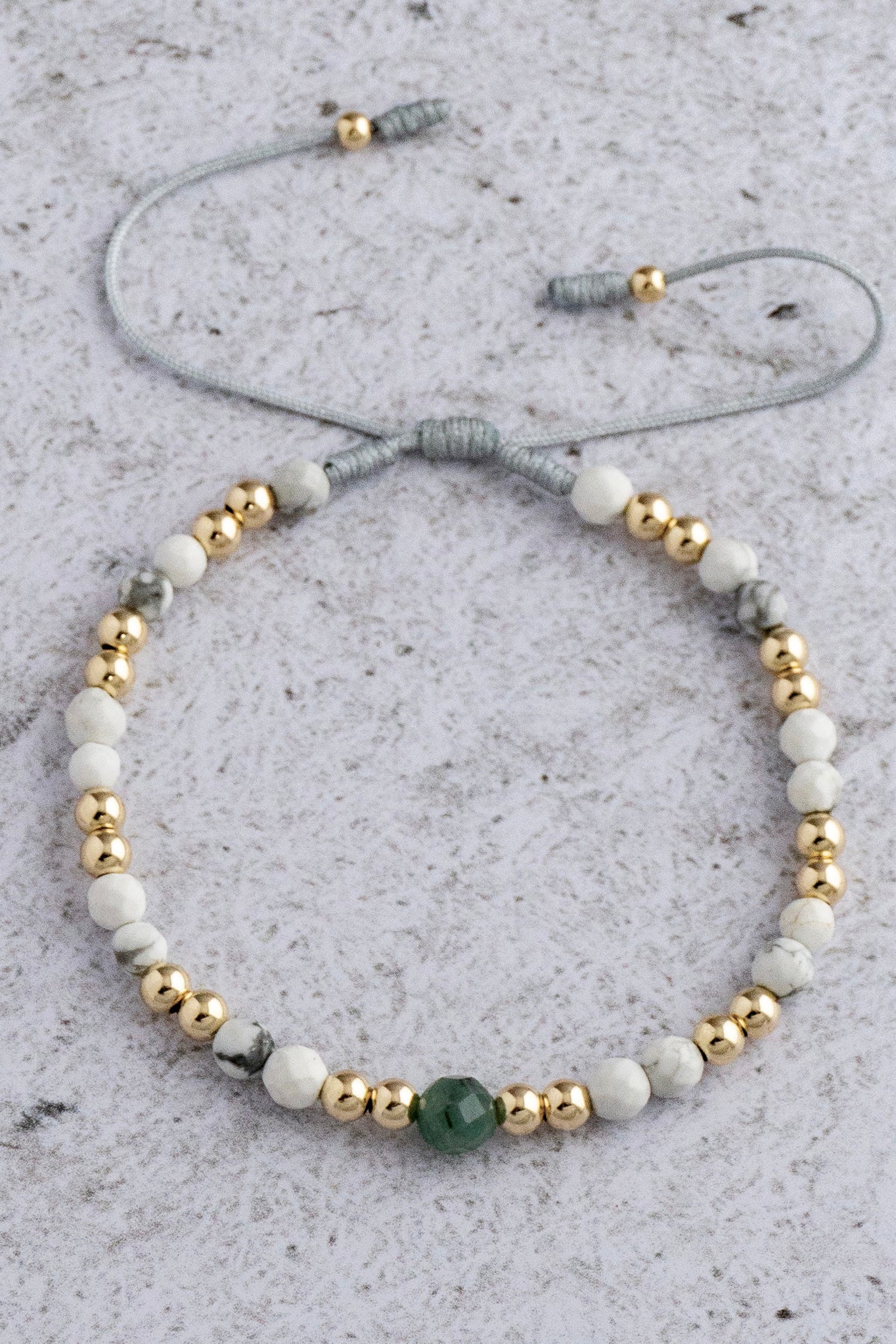 PULSERA ESMERALD HOWLITA