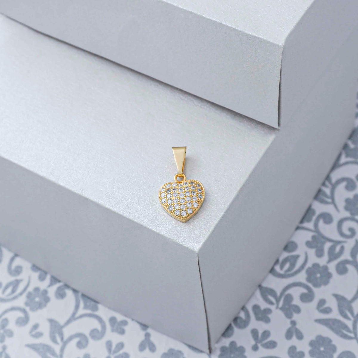 Dije Corazon Swarovski 34 1.9 cms