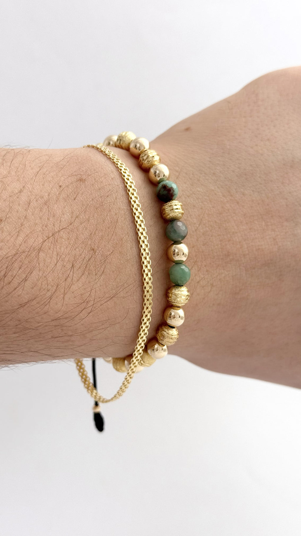 PULSERA INTERCALADA ESMERALDA