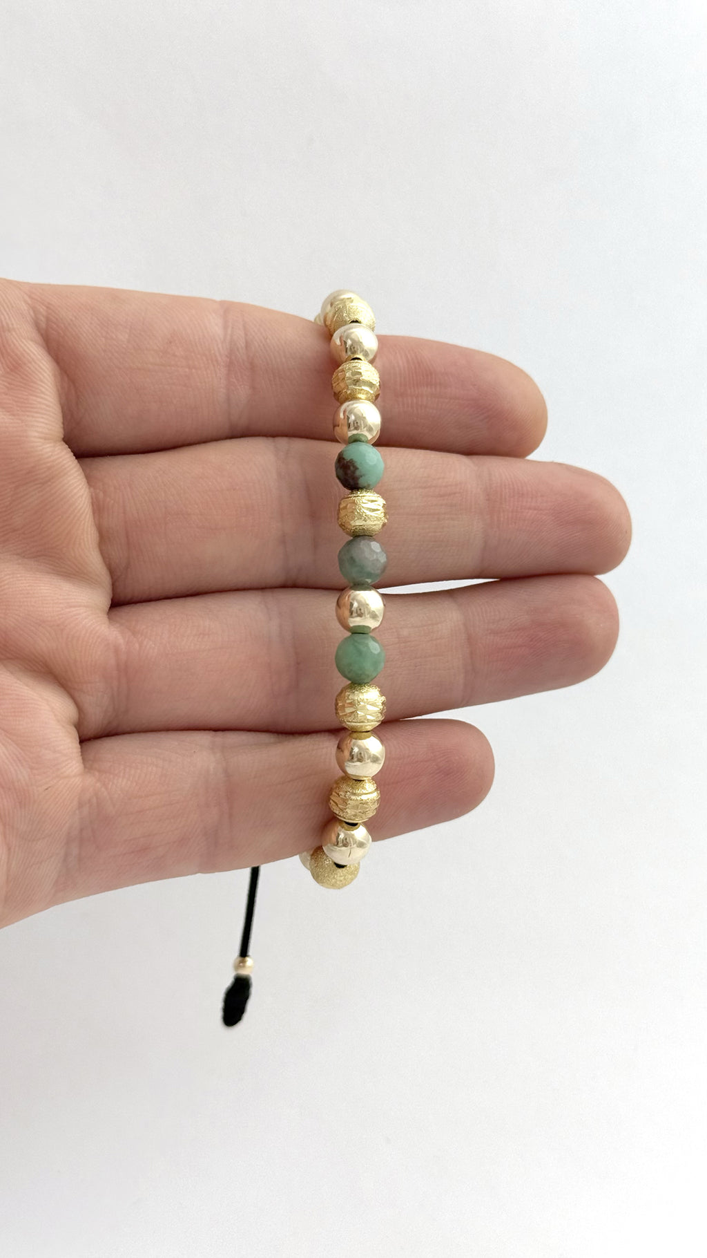 PULSERA INTERCALADA ESMERALDA