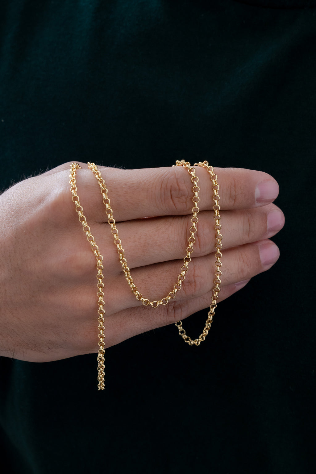 Cadena Aros 3 mm 65 cms