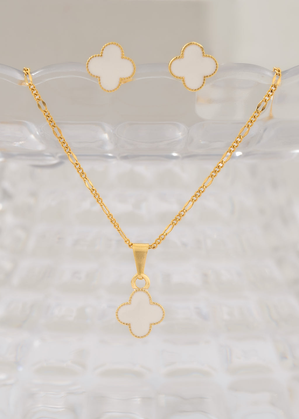 Conjunto Clover Blanco 1 Cm