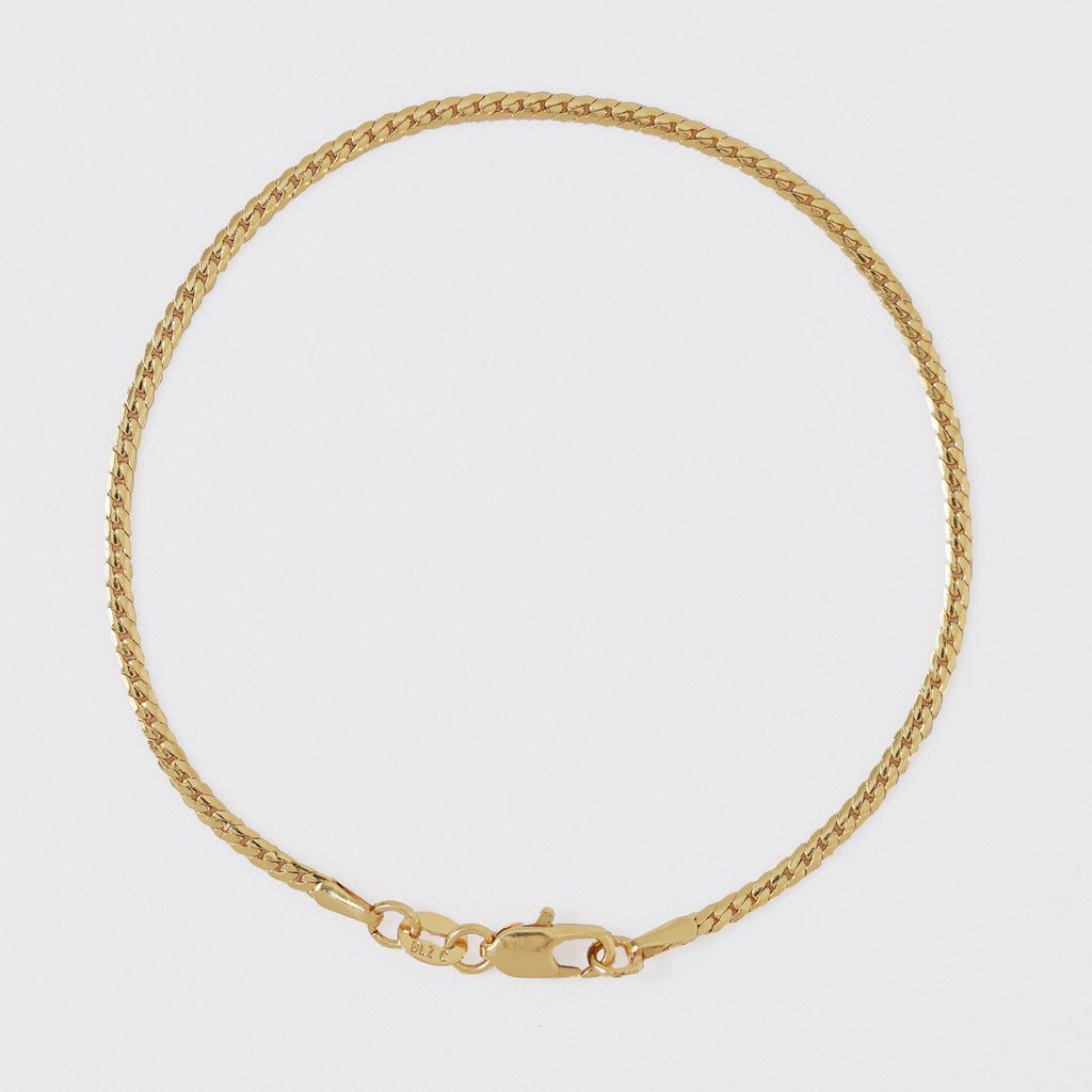 Pulsera Serpiente Plana Finita 20 Cms