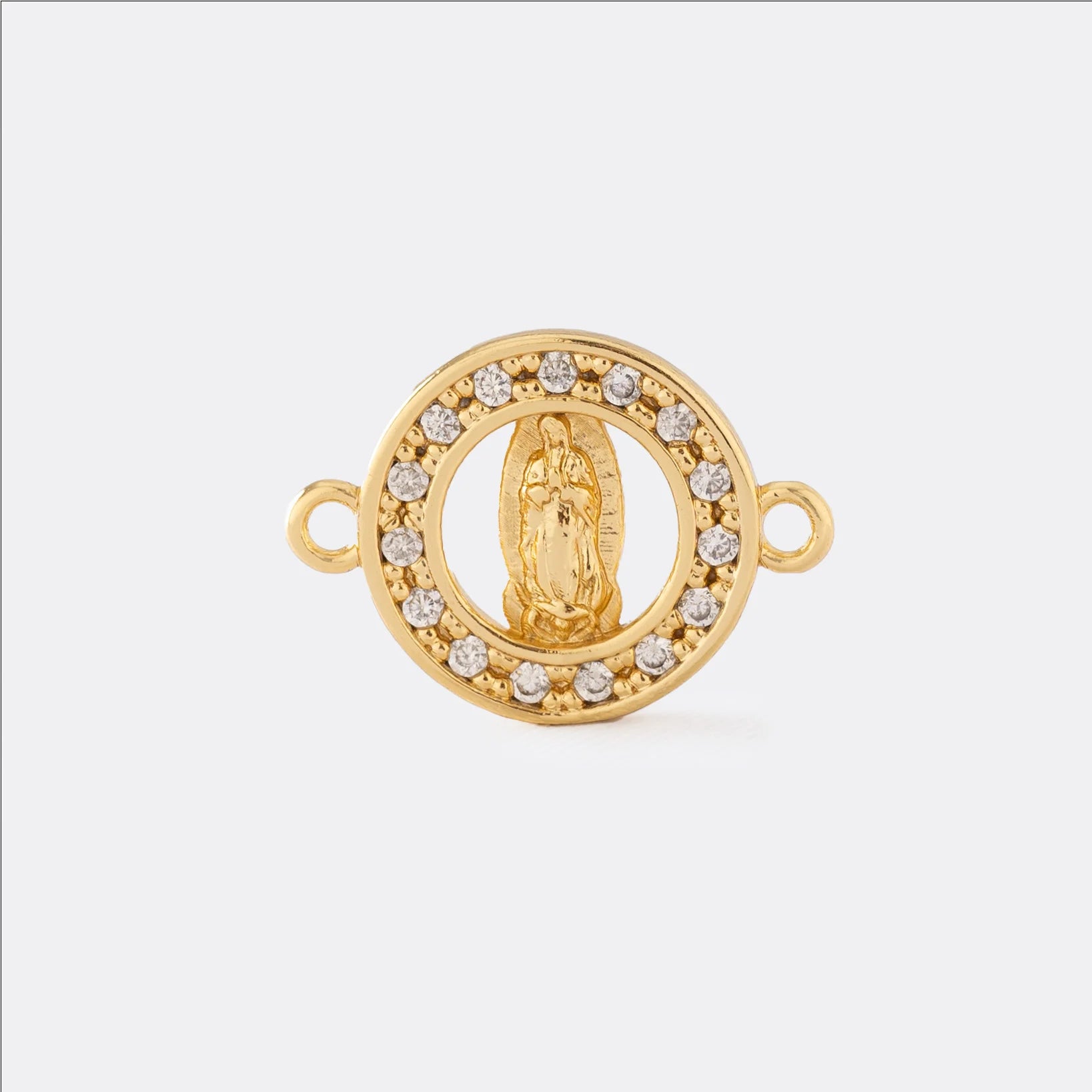 H Guadalupe Con Circonias CRISTAL