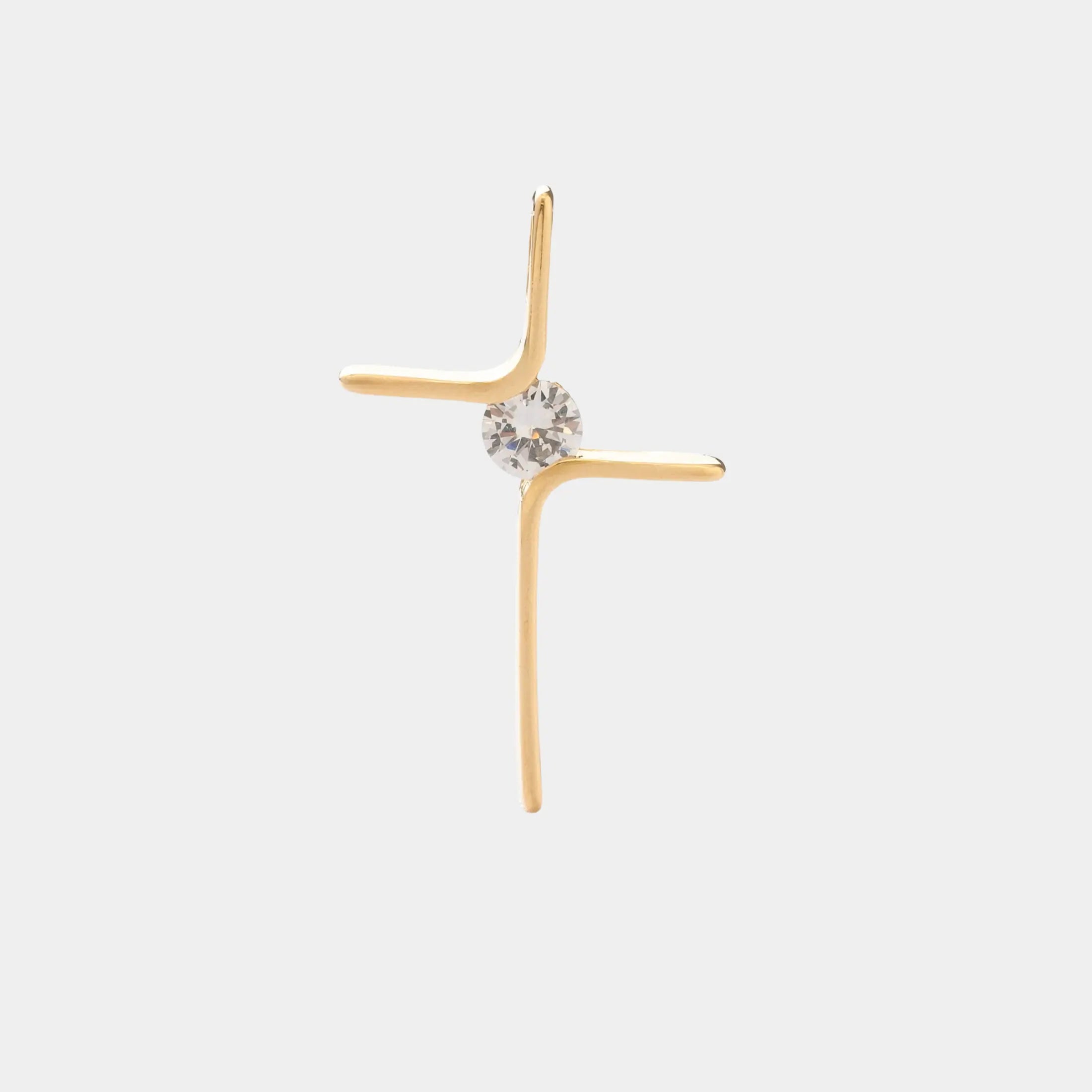 Dije Cruz Circonia 4 Cms