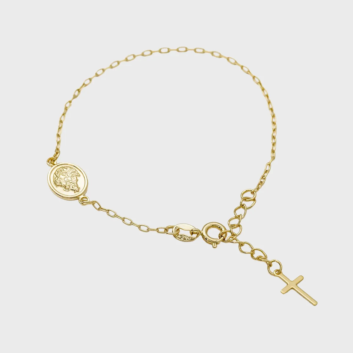 Pulsera Virgen del Carmen 16.5 Cms Extensor