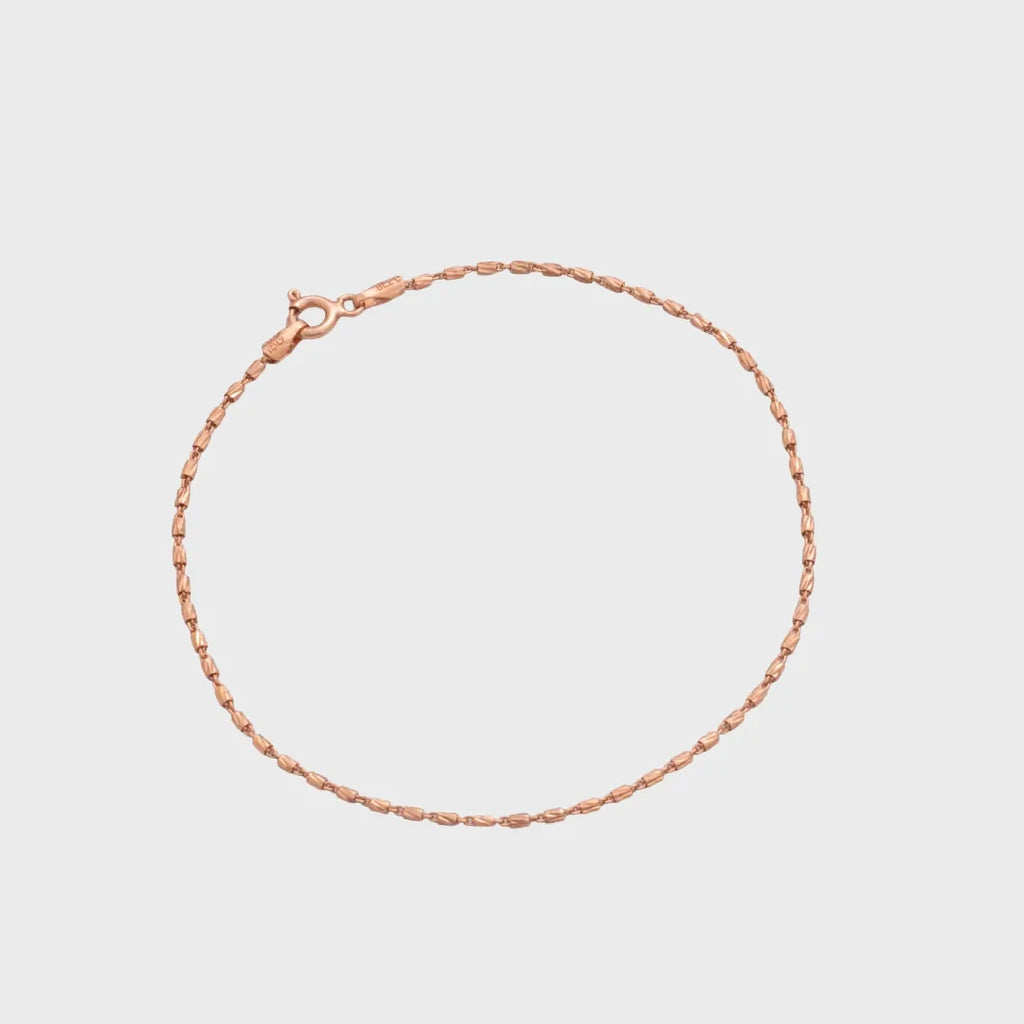 Pulsera Tube Rose ITobillera 19.5 Cms