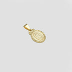 Dije Virgen de Guadalupe B. Diamantado 2 cms