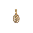 Dije Virgen Guadalupe Swarovski Med