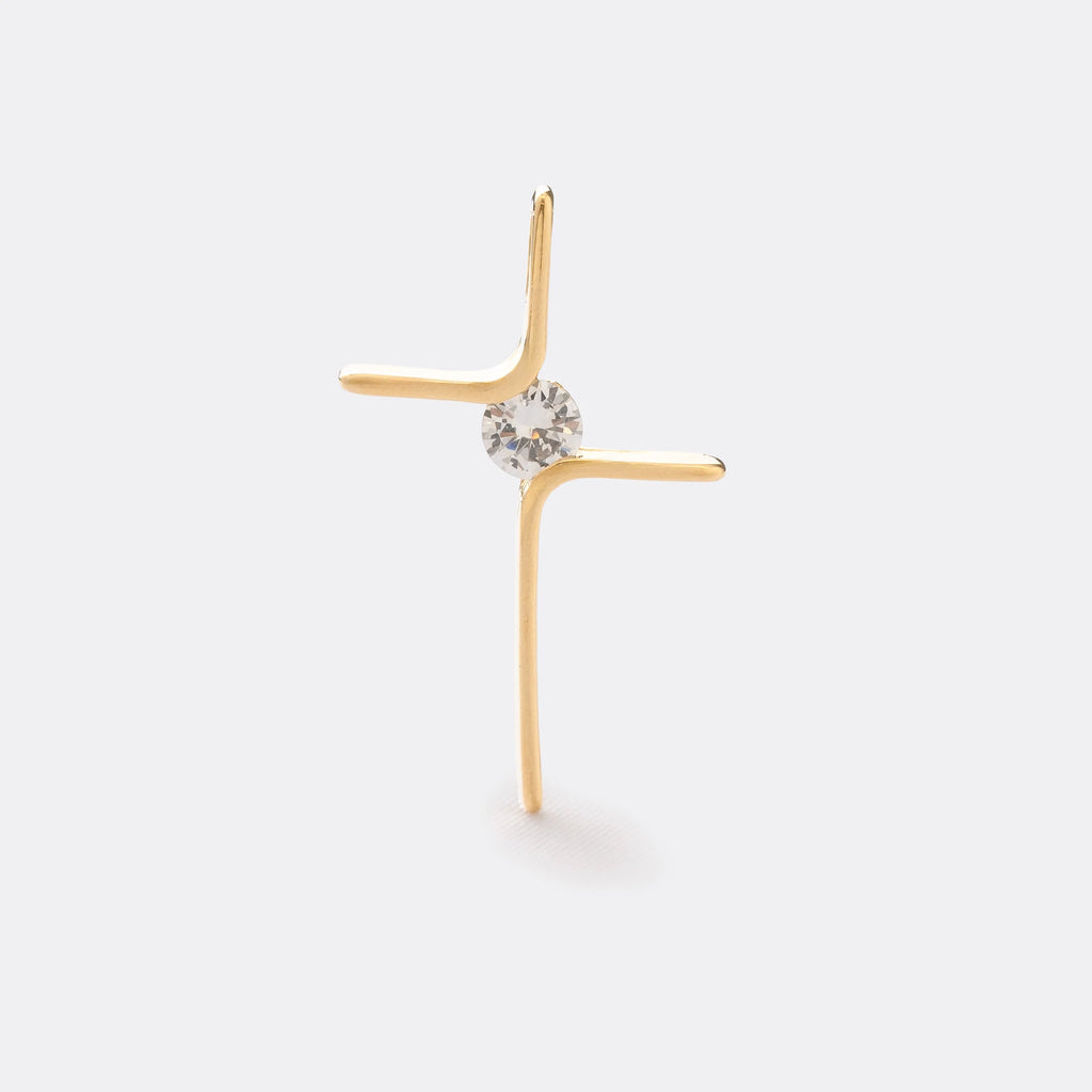 Dije Cruz Circonia 4 Cms