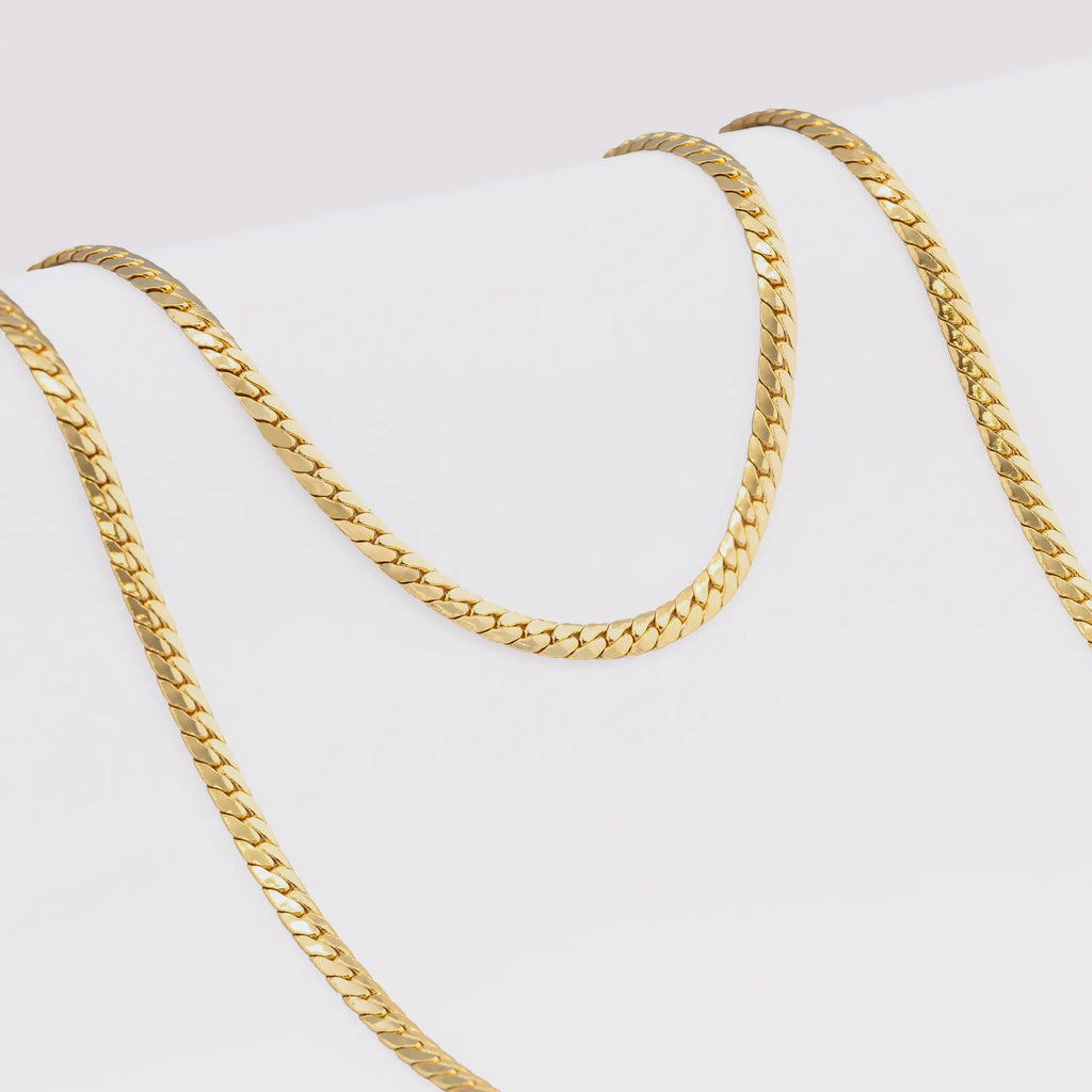 Cadena Serpiente  4 mm 65 Cms