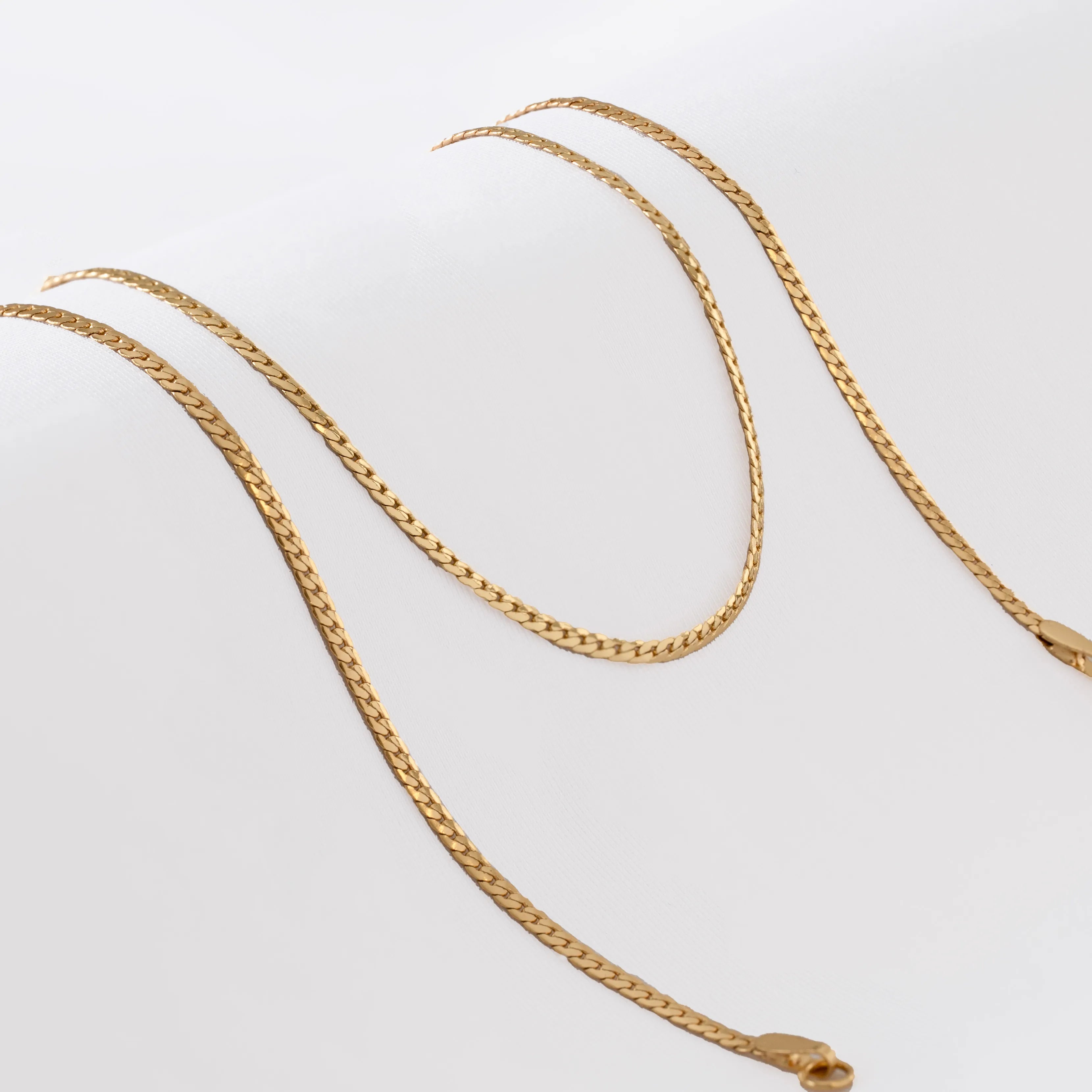 Cadena Serpiente Plana Finita 45Cms