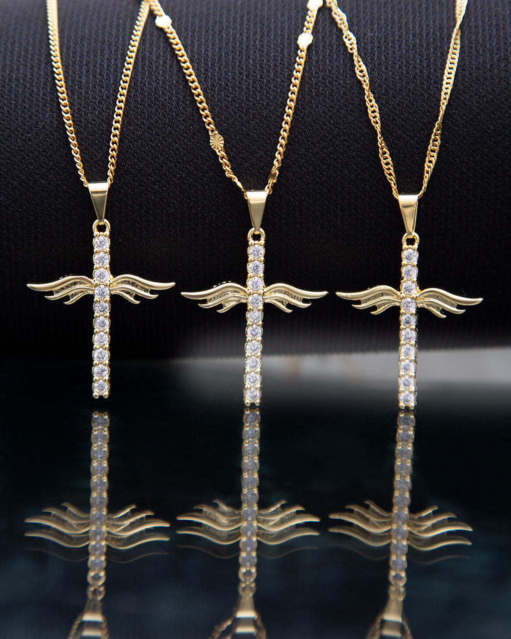 Dije Cruz Olympus Cristal