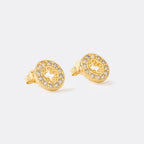 Arete Clover Redondo Silueta 9 mm