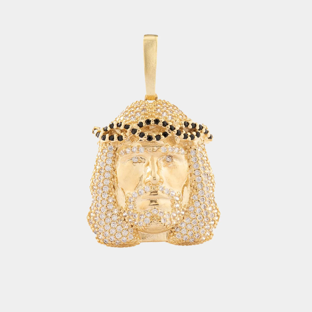 Dije Rostro Swarovski Negro