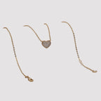 Gargantilla Sparkle Heart 12 mm 45 Cms