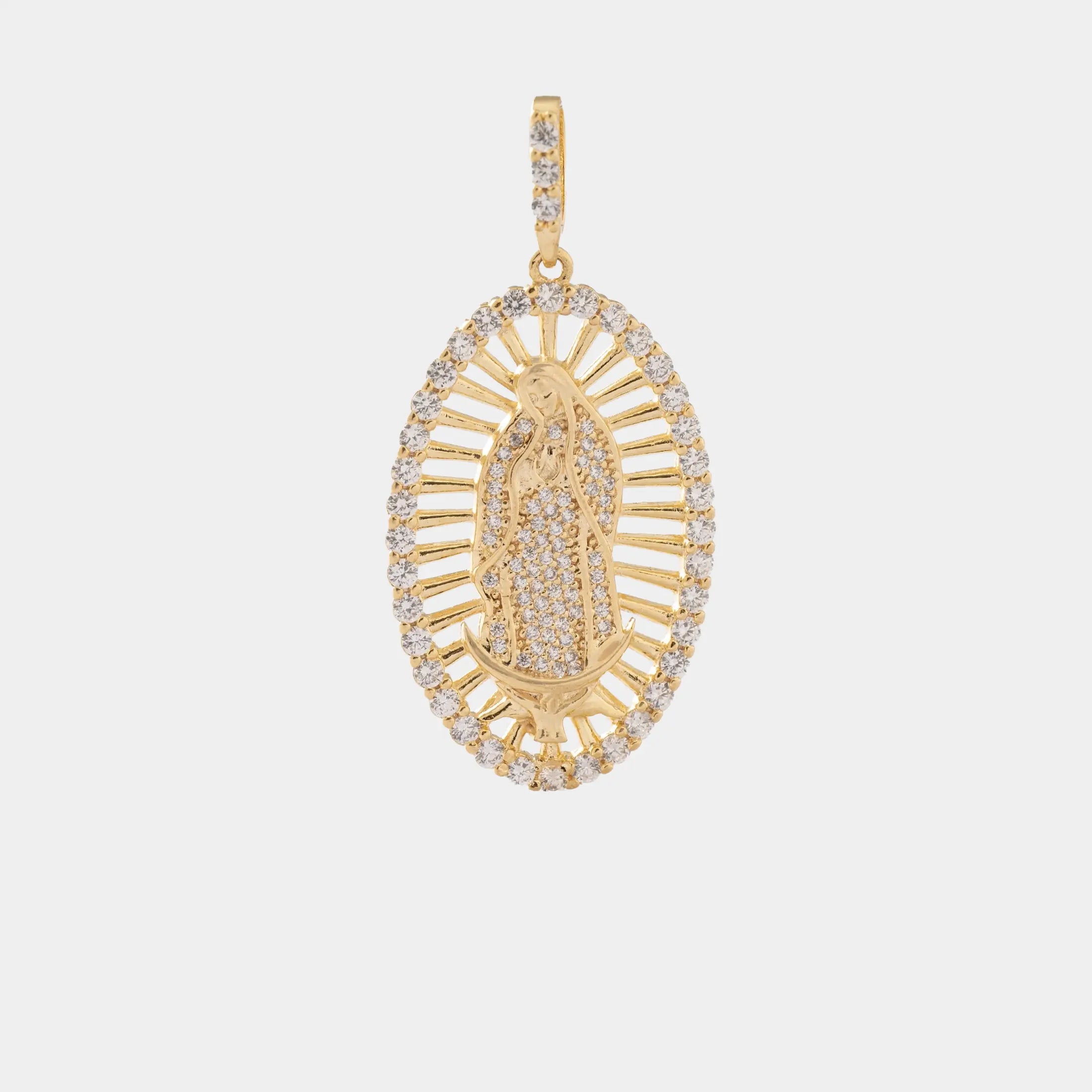 Dije Virgen Guadalupe Swarovski