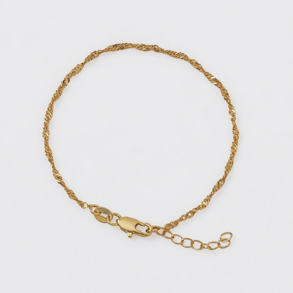 Pulsera Singapur 16 cms + Extensor 1.5 mm