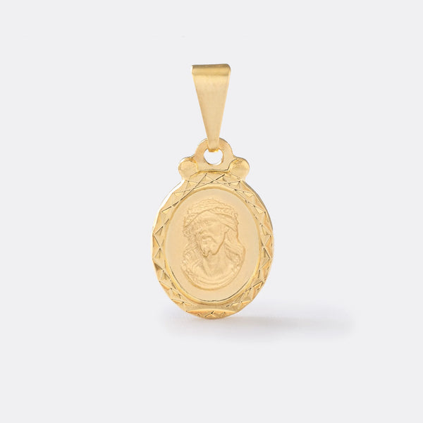 Dije Sagrado Rostro B. Diamantado 2 cms